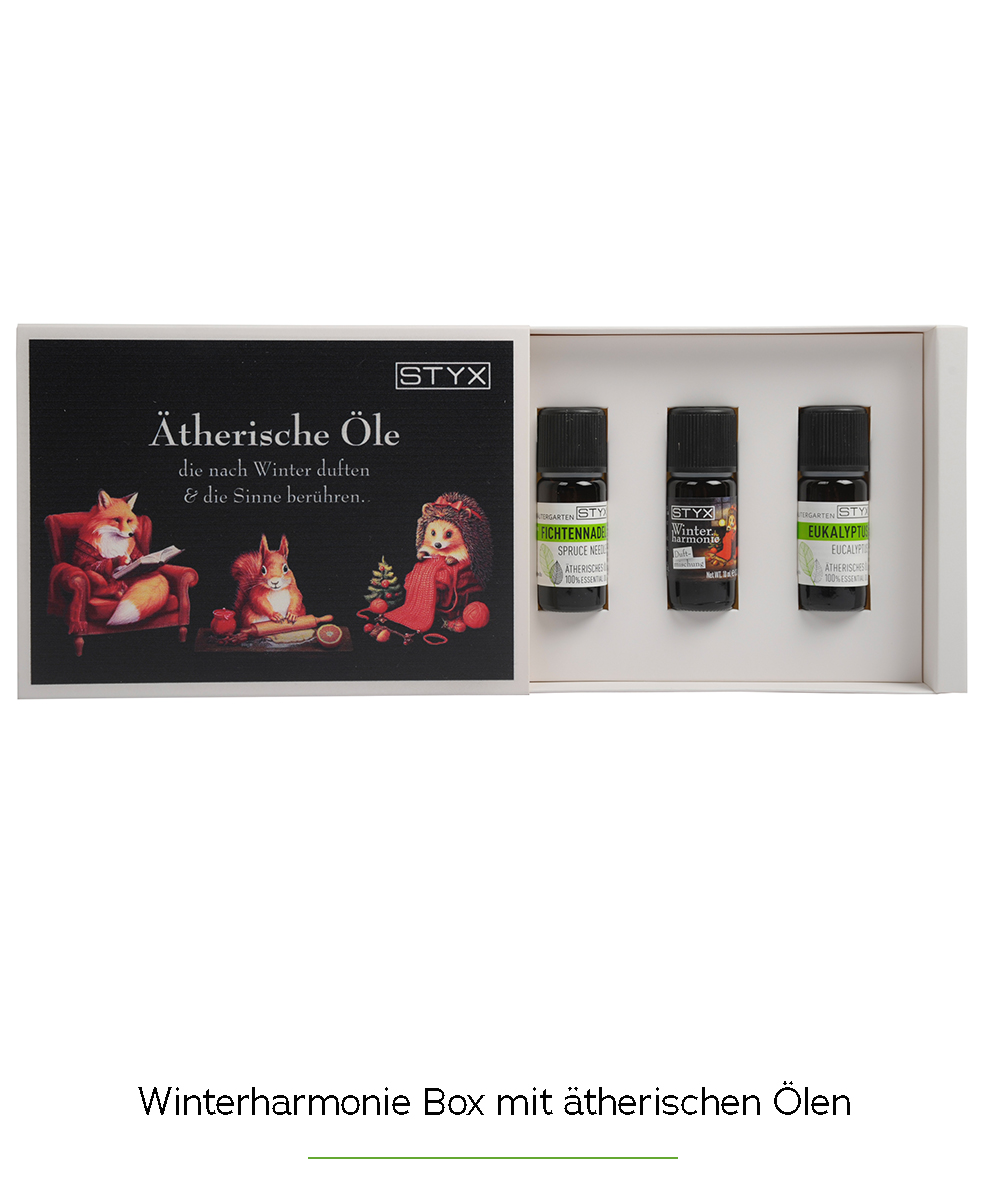 &Auml;therische &Ouml;le Box Winterharmonie zu Weihnachten von STYX Naturcosmetic